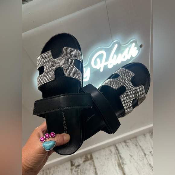 Rhinestone Sandal - Picture 1 of 4